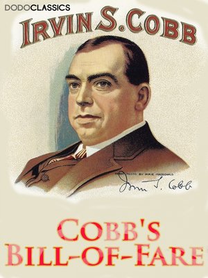 cover image of Cobb's Bill-of-Fare